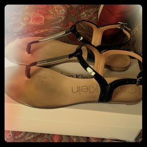 Calvin Klein black sandals